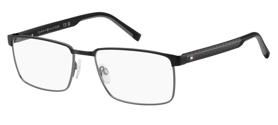 Gafas graduadas tommy hilfiger th 2317 807 negro rectangular masculino talla 57mm - Vista principal