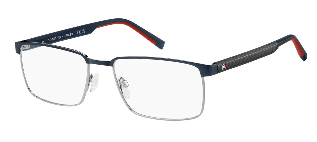 Gafas graduadas tommy hilfiger th 2317 pjp azul rectangular masculino talla 57mm - Vista principal