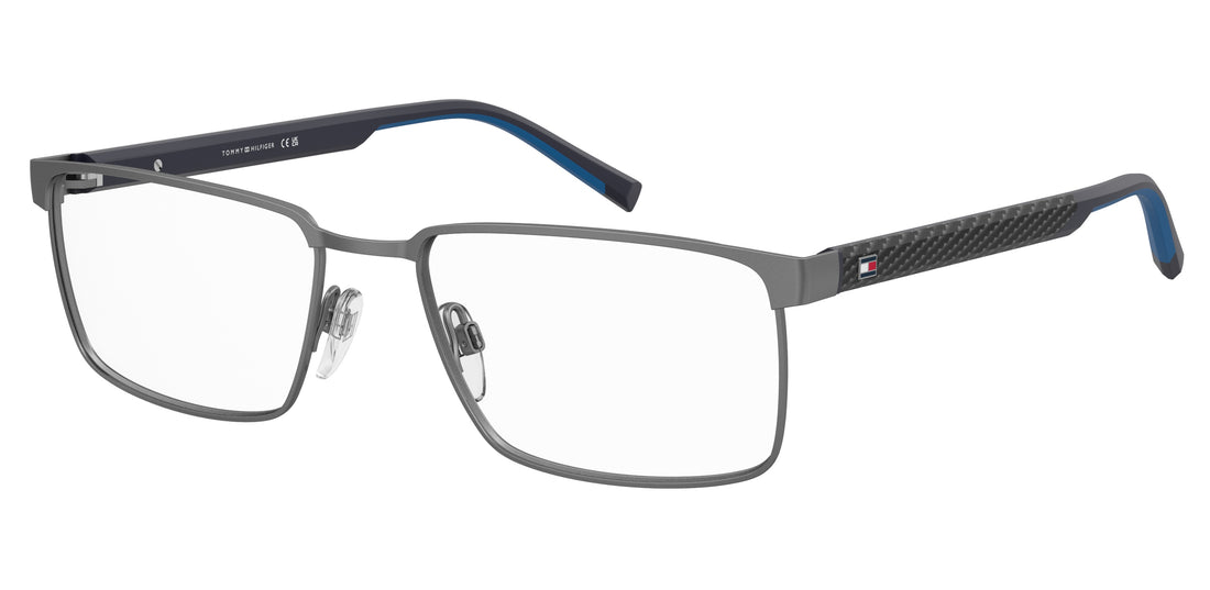 Gafas graduadas tommy hilfiger th 2317 r80 plateado rectangular masculino talla 57mm - Vista principal