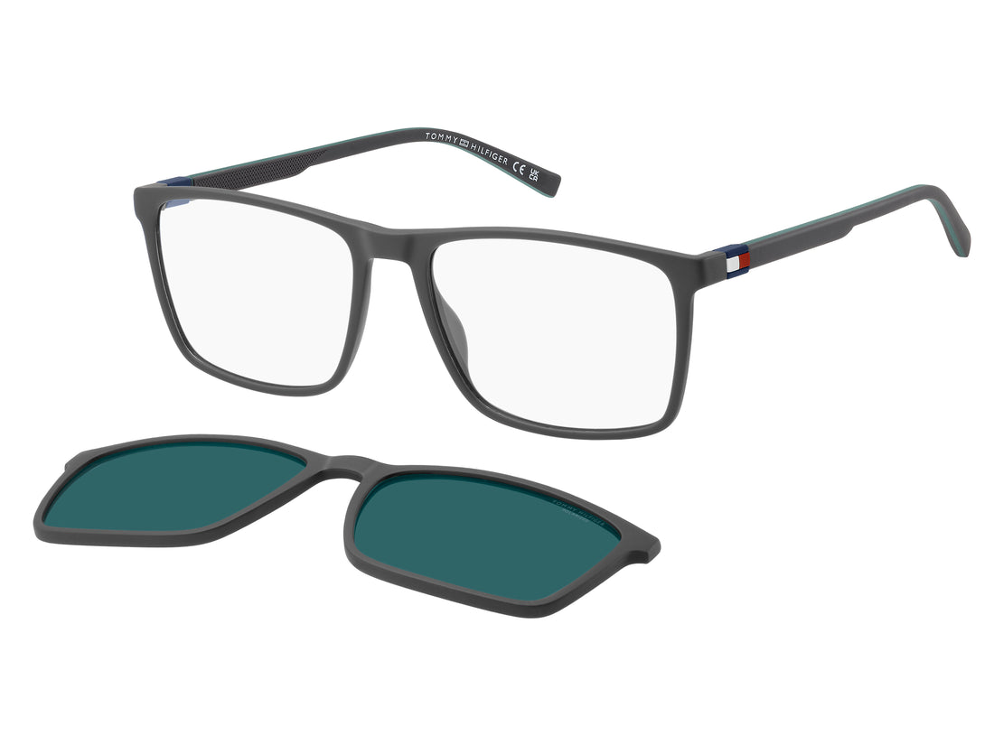 Brillen tommy hilfiger th 2320/c kb7 c3 grey square masculino maat 56mm - Hoofdaanzicht