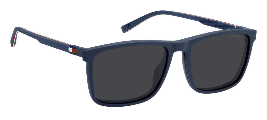 Brillen tommy hilfiger th 2320/c pjp m9 azul square masculino maat 56mm - Detailaanzicht