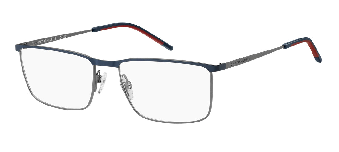 Gafas graduadas tommy hilfiger th 2333 ku0 plateado rectangular masculino talla 59mm - Vista principal