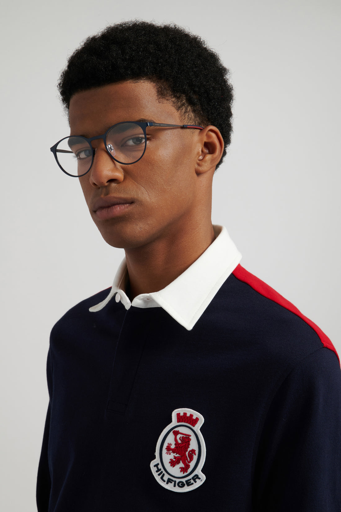 Gafas graduadas tommy hilfiger th 2334 pjp azul pantos masculino talla 51mm - Vista de detalle