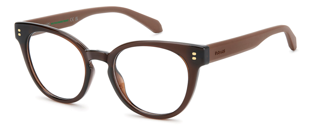 Occhiali da vista polaroid pld d592 09q marron cat eye femenino taglia 51mm - Vista principale