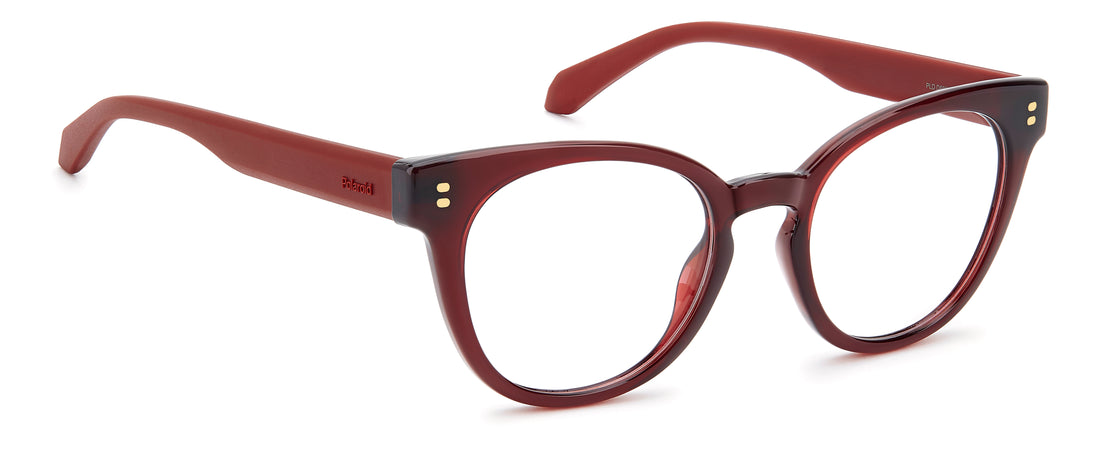 Occhiali da vista polaroid pld d592 c9a rojo cat eye femenino taglia 51mm - Vista dettagliata