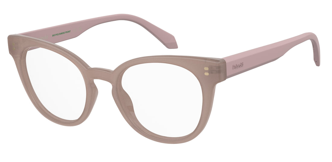 Occhiali da vista polaroid pld d592 fwm beige cat eye femenino taglia 51mm - Vista principale
