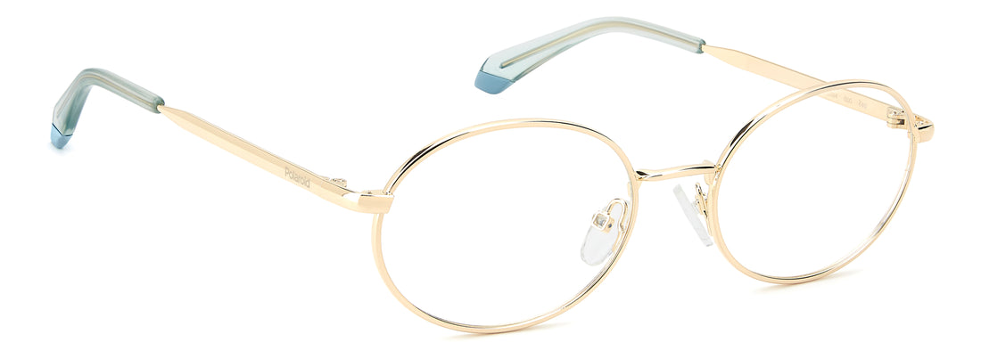 Occhiali da vista polaroid pld d594 000 dorado oval femenino taglia 54mm - Vista dettagliata