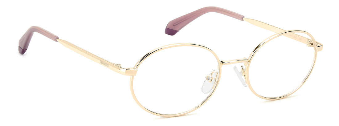 Occhiali da vista polaroid pld d594 j5g dorado oval femenino taglia 54mm - Vista dettagliata