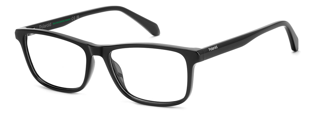 Occhiali da vista polaroid pld d598 807 negro rectangular masculino taglia 55mm - Vista principale