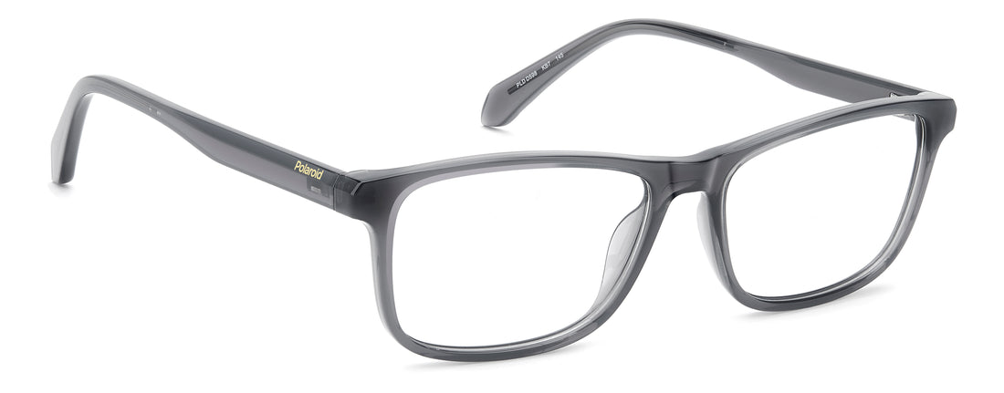 Occhiali da vista polaroid pld d598 kb7 grey rectangular masculino taglia 55mm - Vista dettagliata