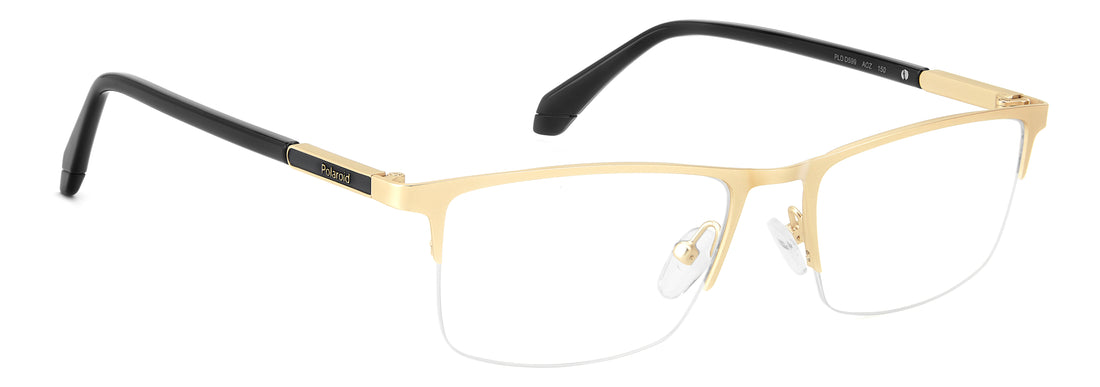 Brillen polaroid pld d599 aoz dorado rectangular masculino größe 54mm - Detailansicht