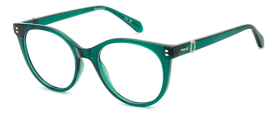 Occhiali da vista polaroid pld d601 1ed verde cat eye femenino taglia 52mm - Vista principale