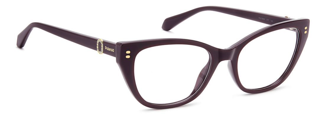 Occhiali da vista polaroid pld d602 0t7 burdeos cat eye femenino taglia 53mm - Vista dettagliata