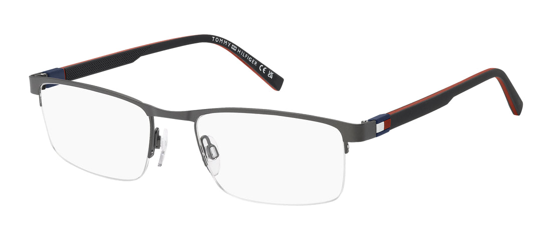 Gafas graduadas tommy hilfiger th 2322 svk plateado rectangular masculino talla 54mm - Vista principal