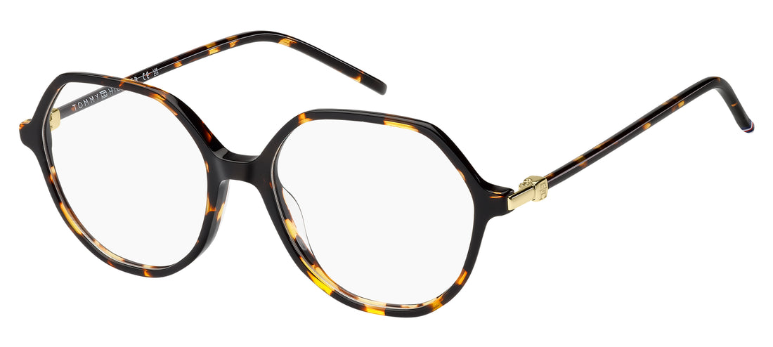 Gafas graduadas tommy hilfiger th 2340 05l havana round femenino talla 52mm - Vista principal