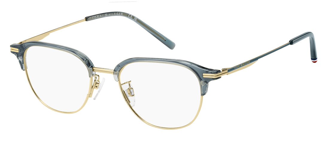 Gafas graduadas tommy hilfiger th 2365/f ky2 dorado rectangular masculino talla 51mm - Vista principal