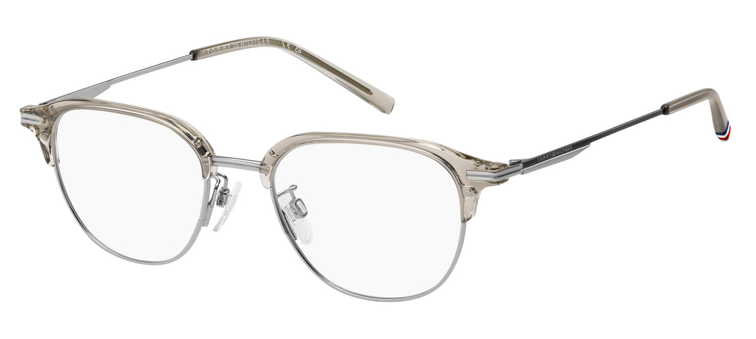 Gafas graduadas tommy hilfiger th 2365/f r1t plateado rectangular masculino talla 51mm - Vista principal