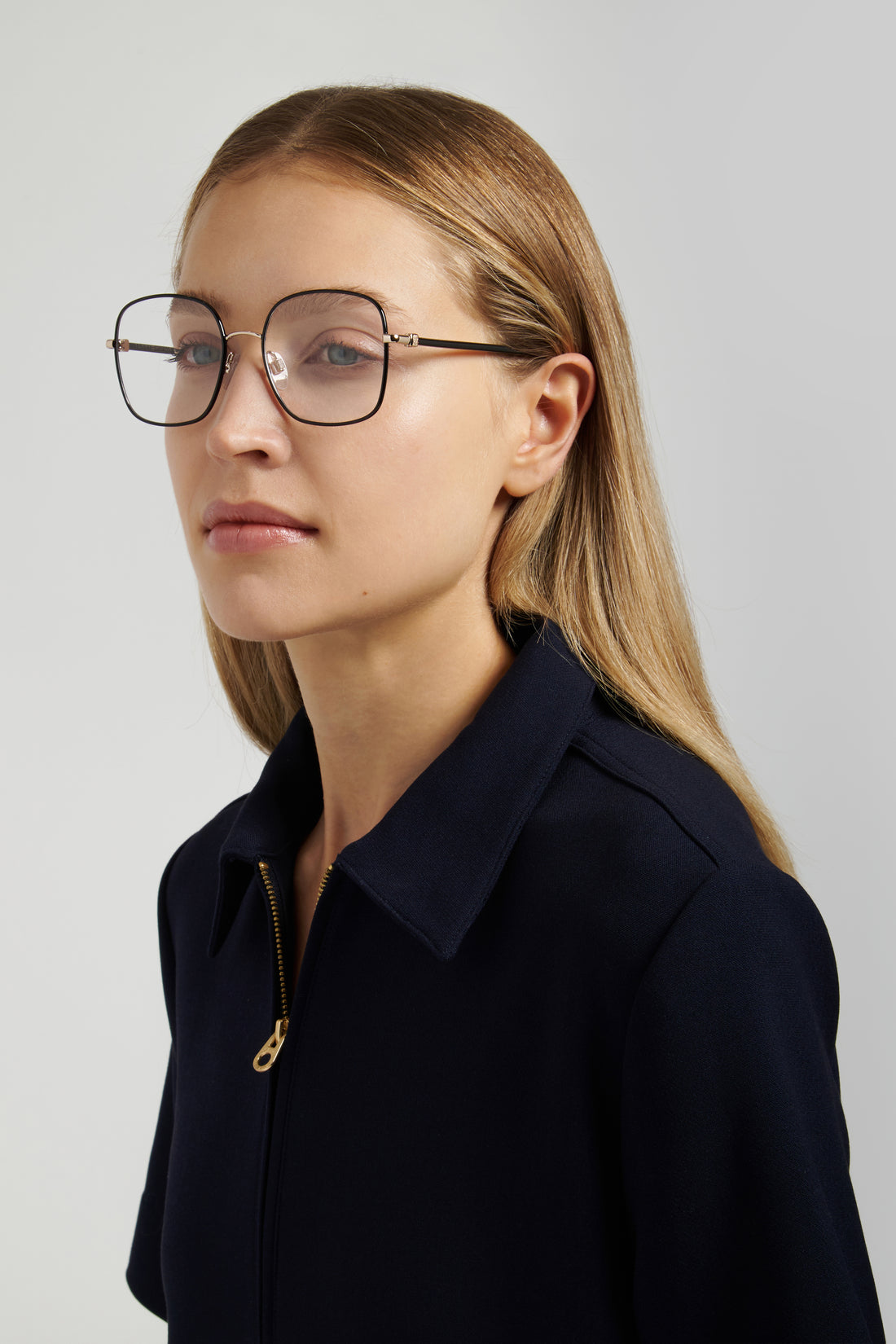 Gafas graduadas tommy hilfiger th 2338 2m2 negro square femenino talla 52mm - Vista de detalle