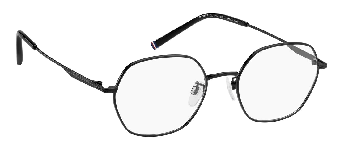Gafas graduadas tommy hilfiger th 2367/f 003 negro square masculino talla 52mm - Vista de detalle