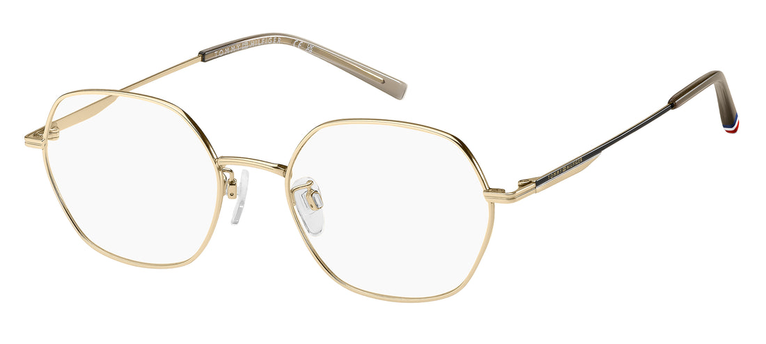 Gafas graduadas tommy hilfiger th 2367/f j5g dorado square masculino talla 52mm - Vista principal