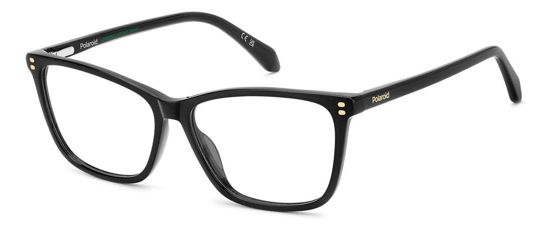 Brillen polaroid pld d607 807 negro cat eye femenino größe 56mm - Hauptansicht