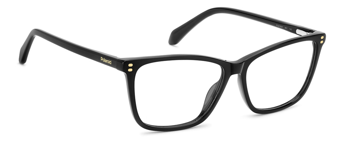 Occhiali da vista polaroid pld d607 807 negro cat eye femenino taglia 54mm - Vista dettagliata
