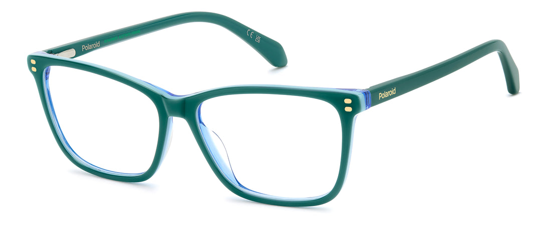 Brillen polaroid pld d607 zi9 verde cat eye femenino größe 54mm - Hauptansicht