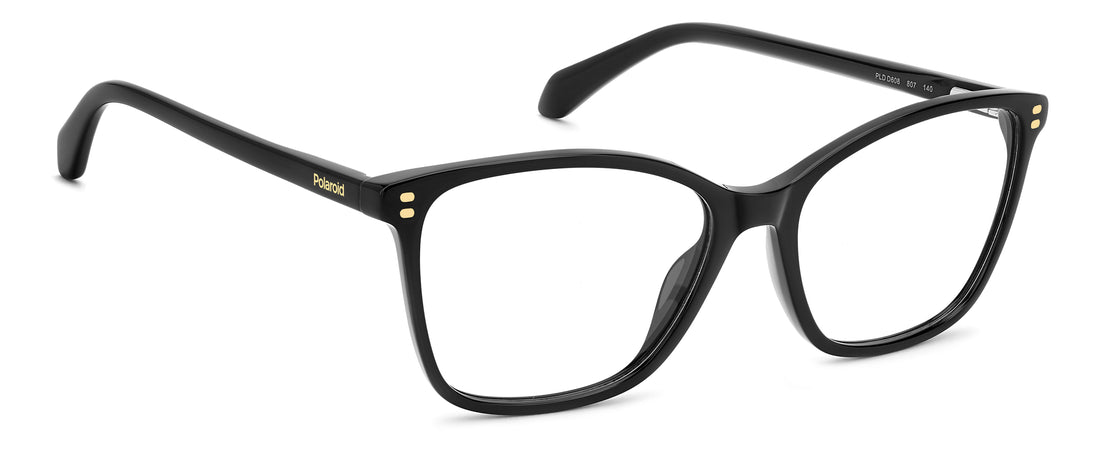 Occhiali da vista polaroid pld d608 807 negro cat eye femenino taglia 54mm - Vista dettagliata