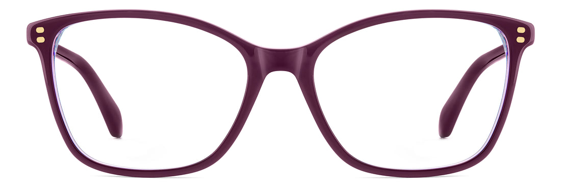Prescription glasses polaroid pld d608 b3v violeta cat eye femenino size 56mm - Detailed view