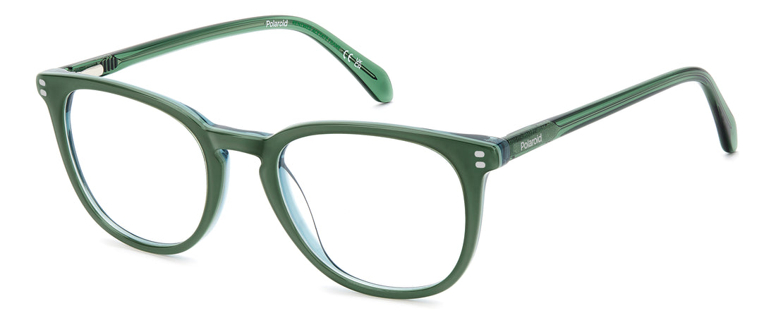 Occhiali da vista polaroid pld d609 1ed verde round masculino taglia 51mm - Vista principale