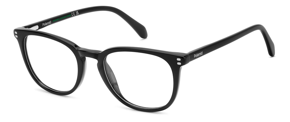Occhiali da vista polaroid pld d609 807 negro round masculino taglia 51mm - Vista principale