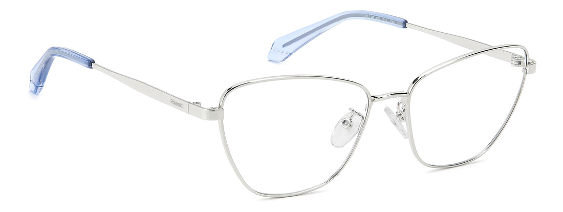 Brillen polaroid pld d611/g 010 plateado cat eye femenino größe 57mm - Detailansicht
