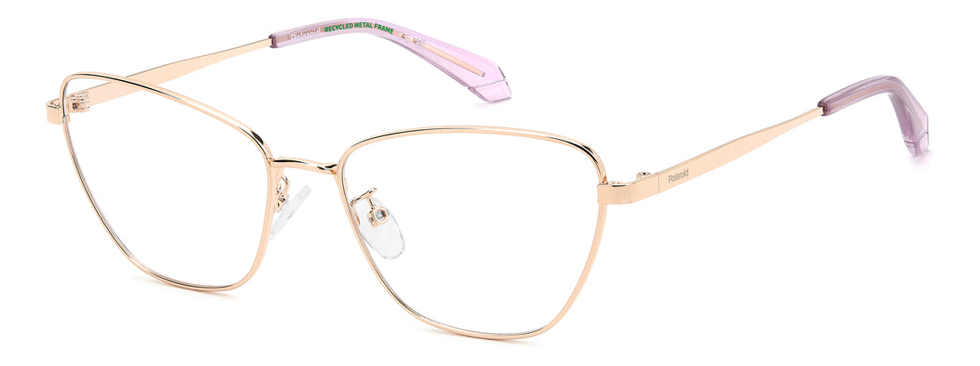 Occhiali da vista polaroid pld d611/g ddb dorado cat eye femenino taglia 57mm - Vista principale