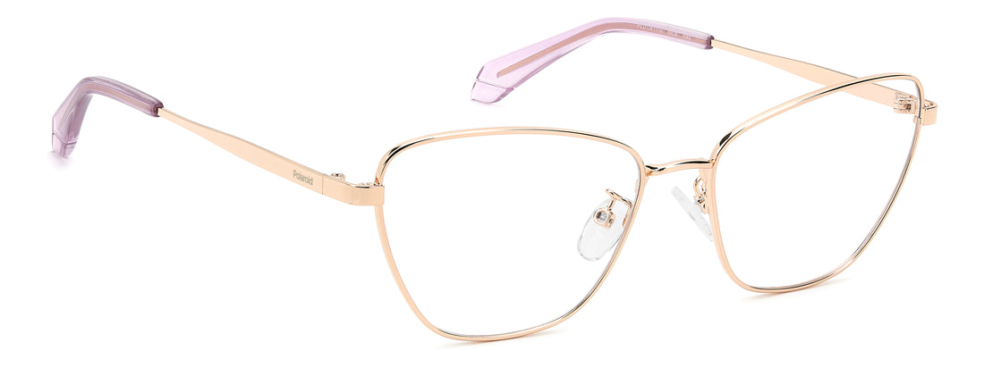 Occhiali da vista polaroid pld d611/g ddb dorado cat eye femenino taglia 57mm - Vista dettagliata