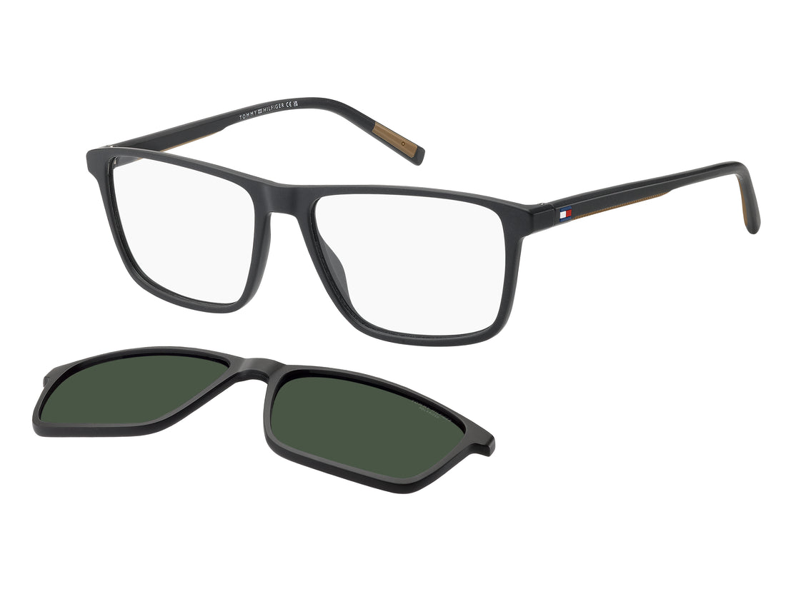 Brillen tommy hilfiger th 2326/c kb7 uc grey rectangular masculino maat 57mm - Hoofdaanzicht