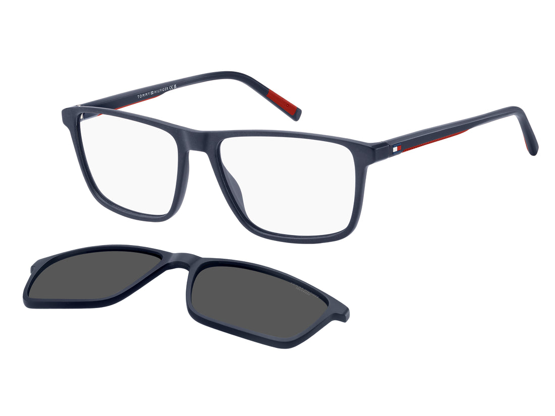 Brillen tommy hilfiger th 2326/c pjp m9 azul rectangular masculino maat 57mm - Hoofdaanzicht
