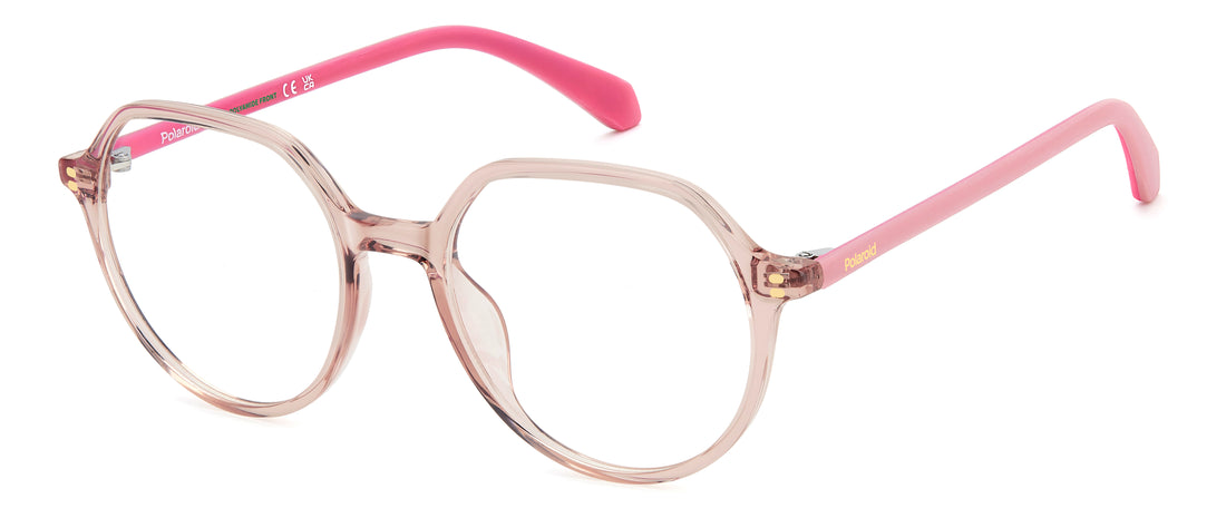 Occhiali da vista polaroid pld d613 35j rosa square femenino taglia 51mm - Vista principale