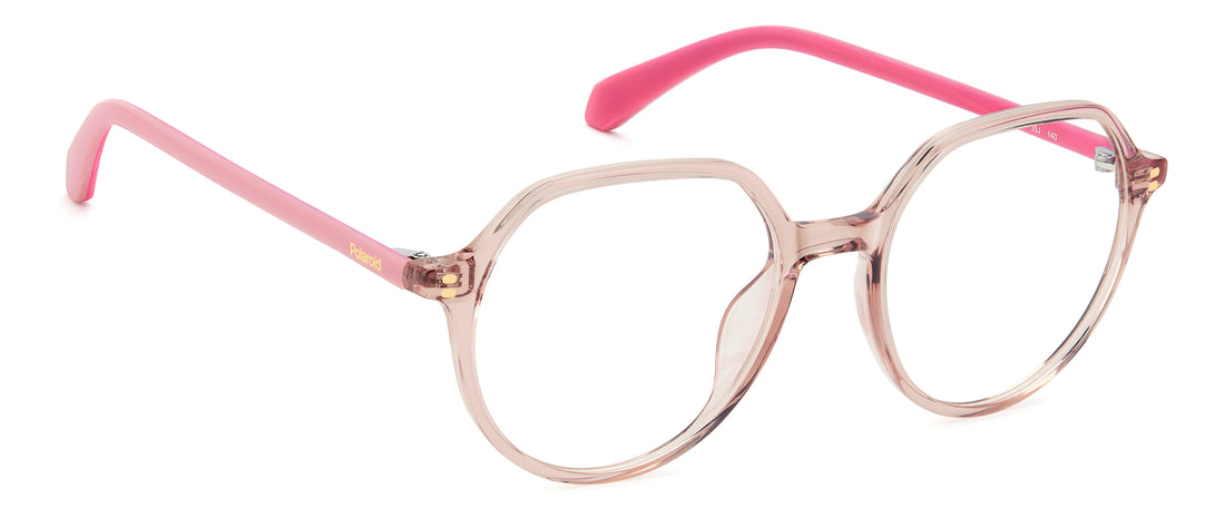 Prescription glasses polaroid pld d613 35j rosa square femenino size 51mm - Detailed view