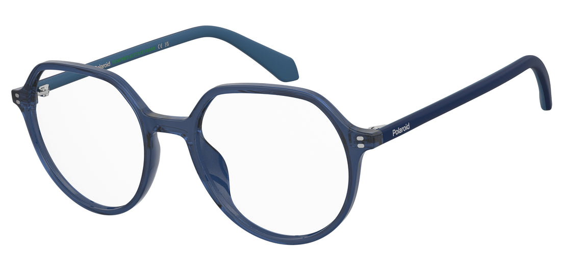 Occhiali da vista polaroid pld d613 pjp azul square femenino taglia 51mm - Vista principale