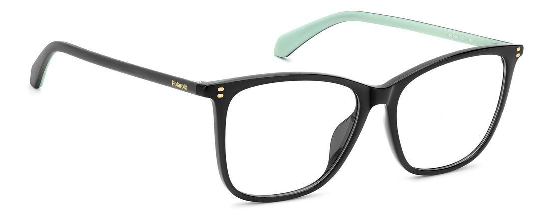 Occhiali da vista polaroid pld d614 807 negro cat eye femenino taglia 55mm - Vista dettagliata