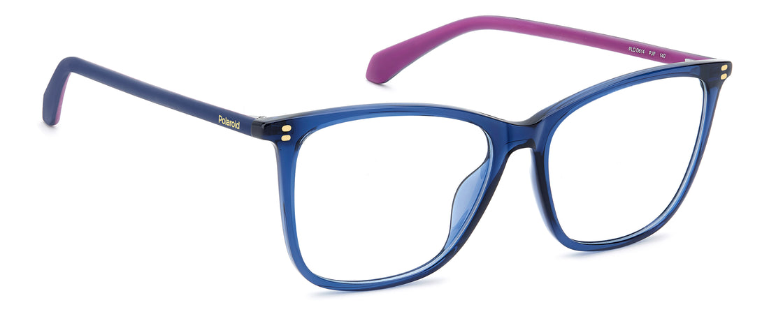 Occhiali da vista polaroid pld d614 pjp azul cat eye femenino taglia 55mm - Vista dettagliata