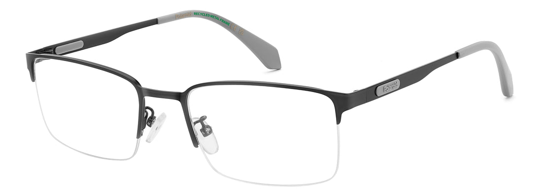 Occhiali da vista polaroid pld d619/g 003 negro rectangular masculino taglia 56mm - Vista principale