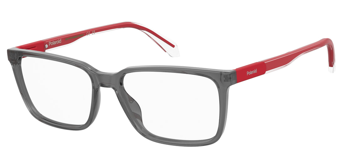 Occhiali da vista polaroid pld d620 kb7 grey rectangular masculino taglia 56mm - Vista principale