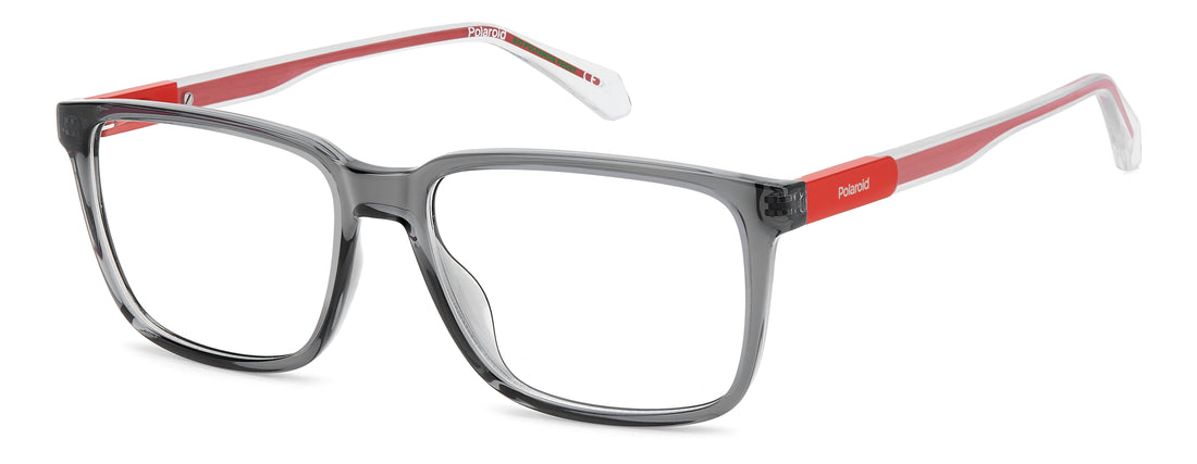 Occhiali da vista polaroid pld d621 kb7 grey square masculino taglia 56mm - Vista principale