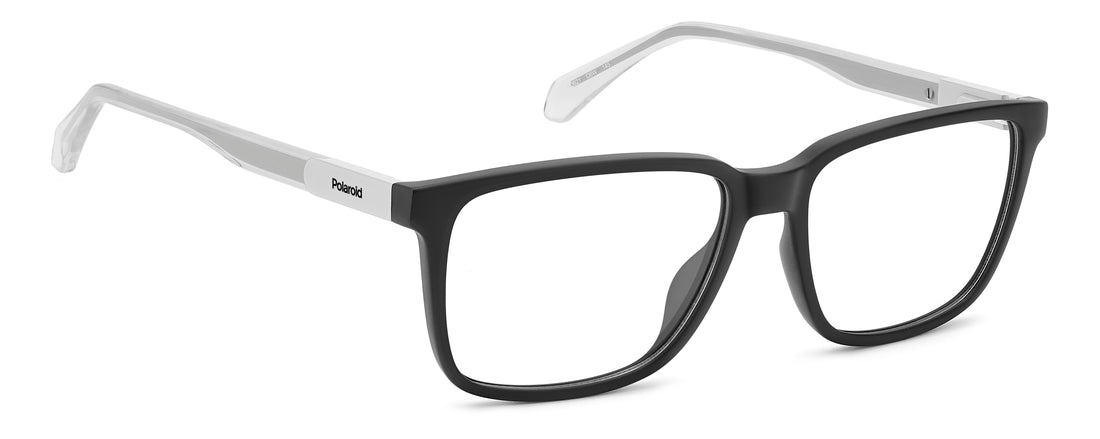 Occhiali da vista polaroid pld d621 o6w negro square masculino taglia 56mm - Vista dettagliata