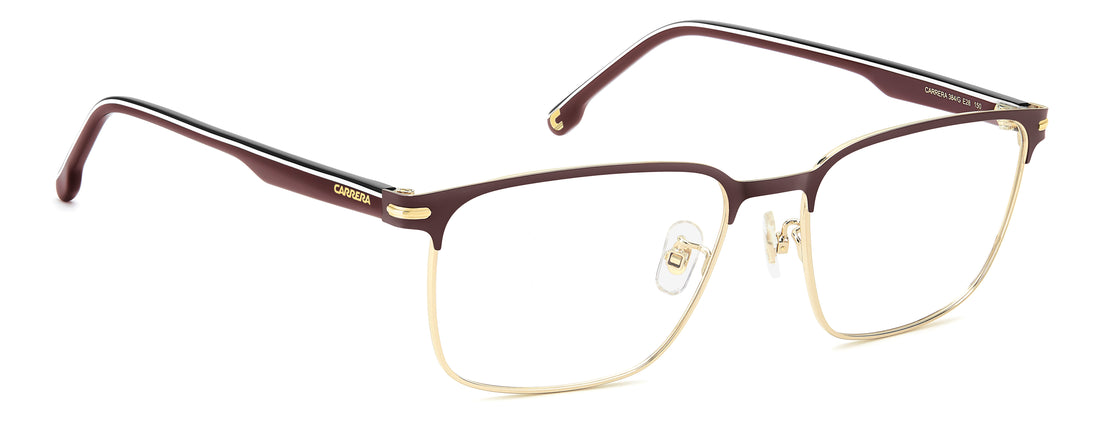 Lunettes de vue carrera 384/g e28 dorado rectangular masculino taille 57mm - Vue détaillée