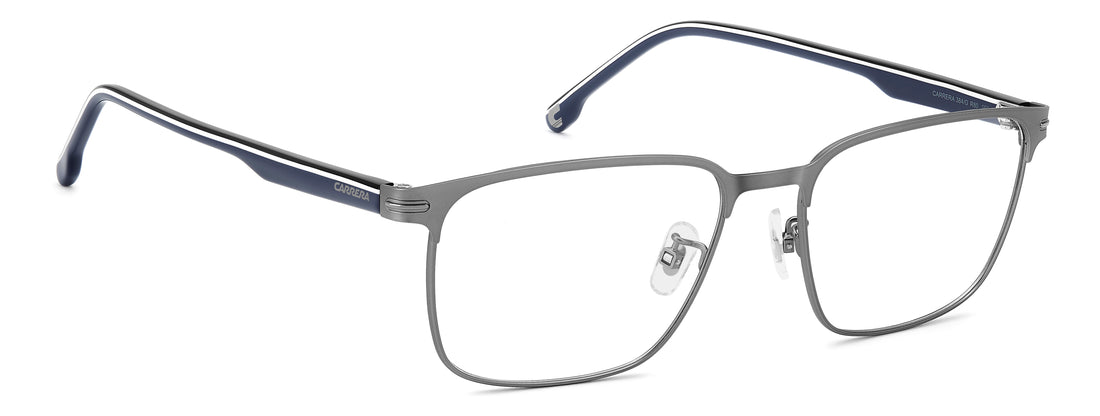Lunettes de vue carrera 384/g r80 plateado rectangular masculino taille 57mm - Vue détaillée