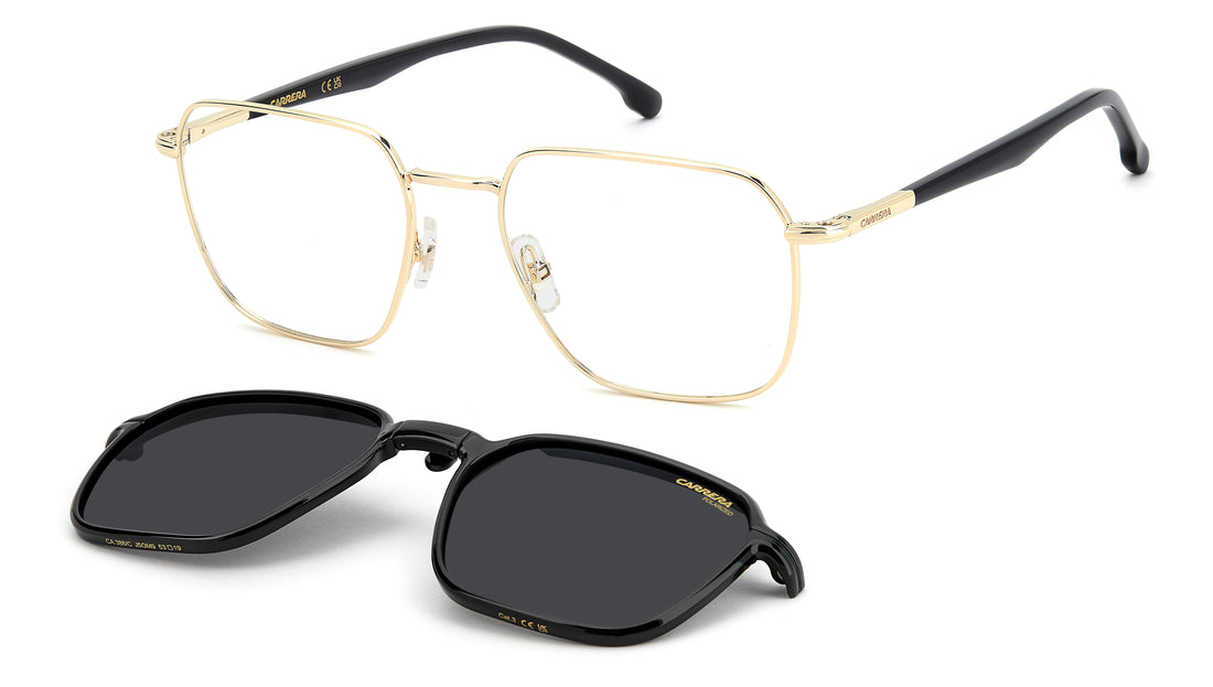 Lunettes de vue carrera ca 388/c j5g m9 dorado rectangular masculino taille 53mm - Vue principale