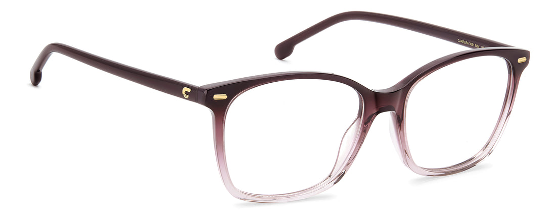 Occhiali da vista carrera 3091 b3v violeta square femenino taglia 53mm - Vista dettagliata