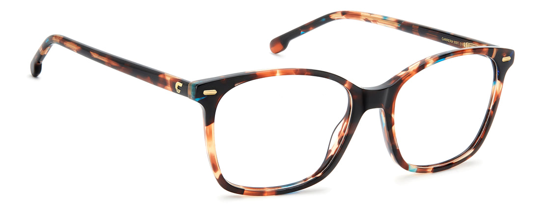 Occhiali da vista carrera 3091 cvt verde square femenino taglia 53mm - Vista dettagliata